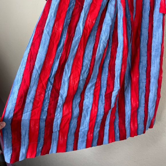 Tuckernuck Pomander Place Painterly Stripe Flutter Sleeve Finley Dress Size 2X - Picture 4 of 8